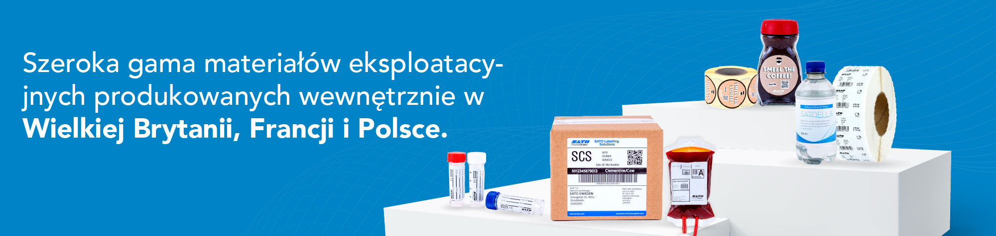 Szeroka gama materiałów eksploatacyjnych produkowanych we własnych zakładach w Polsce, Wielkiej Brytanii i Francji.