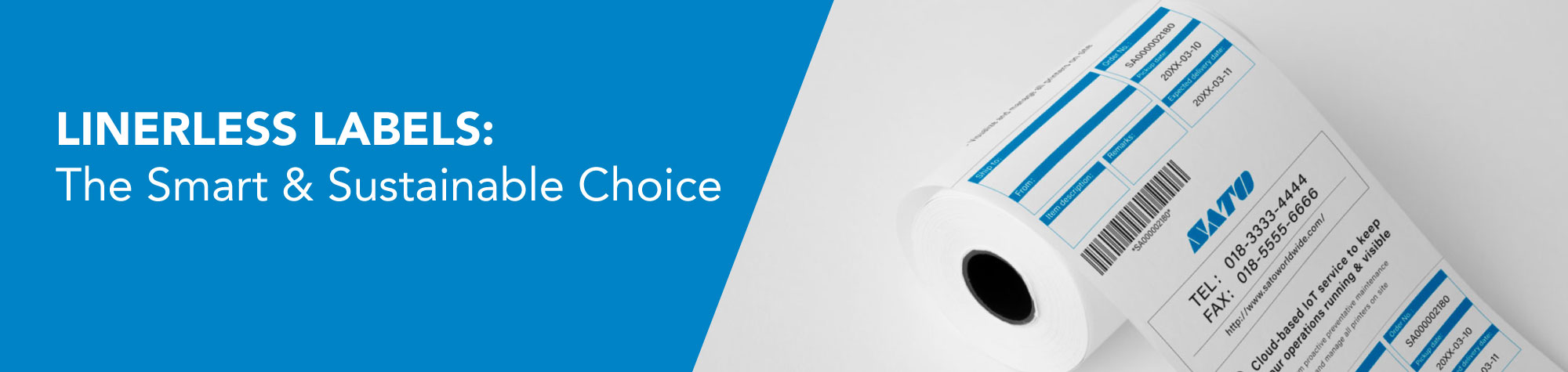 Linerless Labels: The smart & sustainable choice