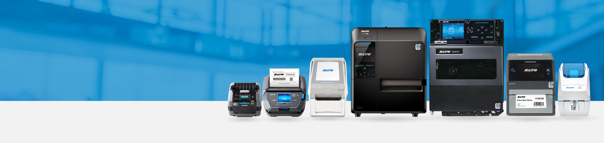 Range of SATO printers