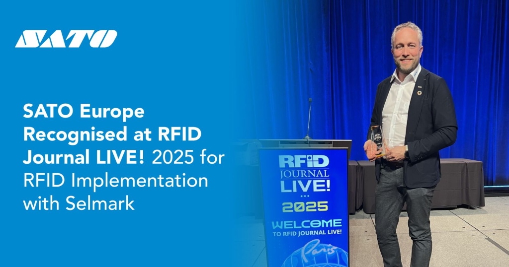 SATO Europe Recognised at RFID Journal LIVE! 2025 for RFID Implementation with Selmark